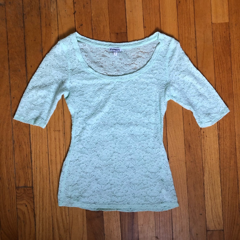 Express Floral Lace Top
